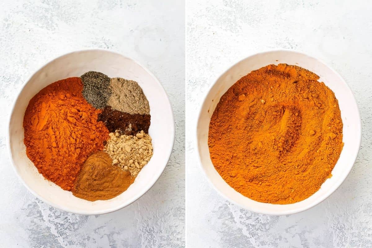 Mélange : Curcuma, Poivre Noir, Gingembre et Cannelle - Maison Fébane
